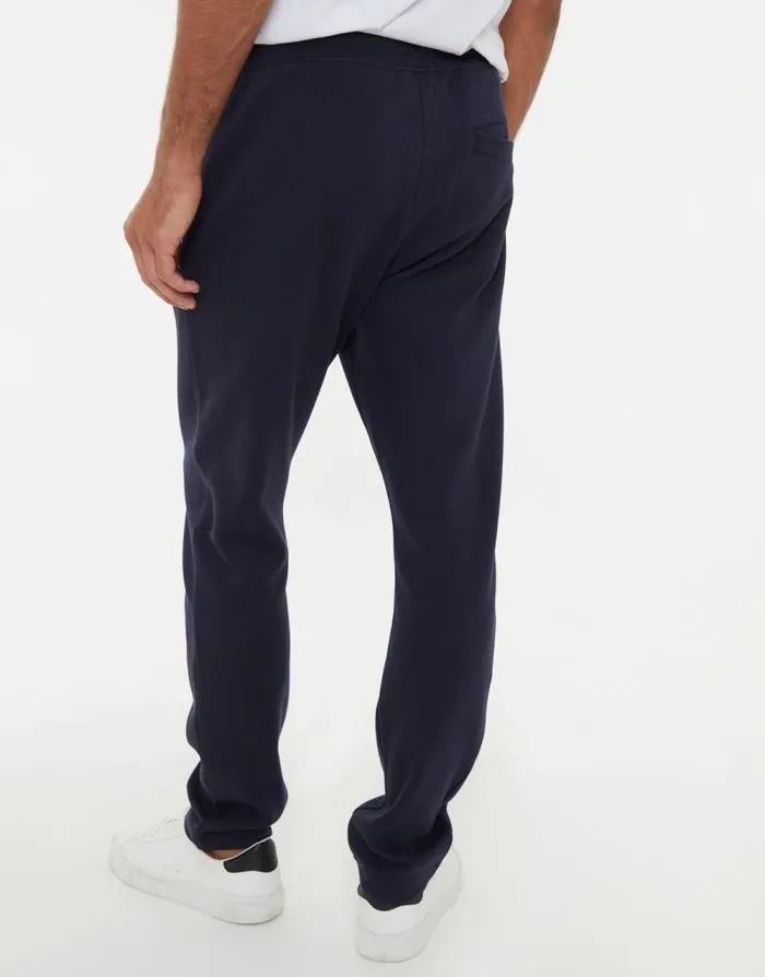 Men Navy Pique Open Hem Joggers Threadbare Joggers Men Navy Pique Open Hem Joggers Threadbare Joggers