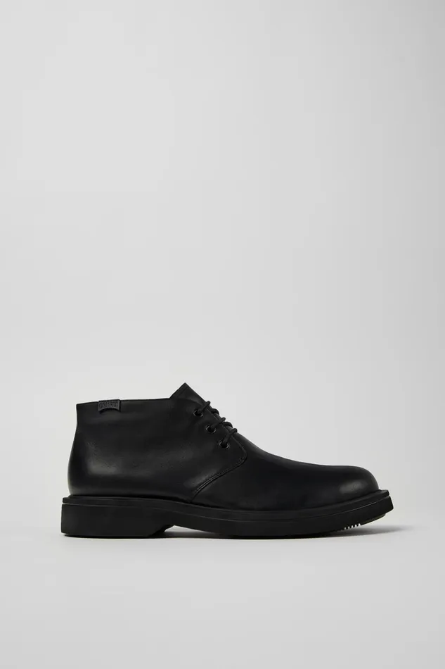 Men Norman Black Leather Ankle Boots Camper Ankle Boots Men Norman Black Leather Ankle Boots Camper Ankle Boots