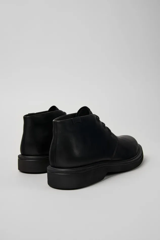 Men Norman Black Leather Ankle Boots Camper Ankle Boots Men Norman Black Leather Ankle Boots Camper Ankle Boots