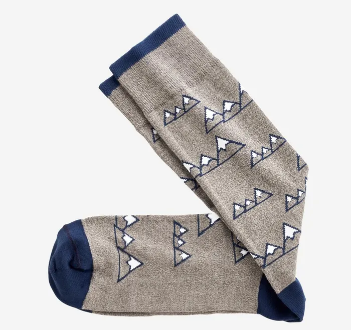 Men Novelty Socks Gray Mountain JohnstonandMurphy Socks