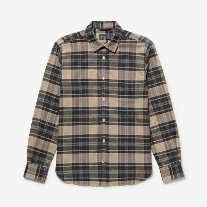 Men Oliver Sweeney Shirts Censo CamelNavy Men Oliver Sweeney Shirts Censo CamelNavy