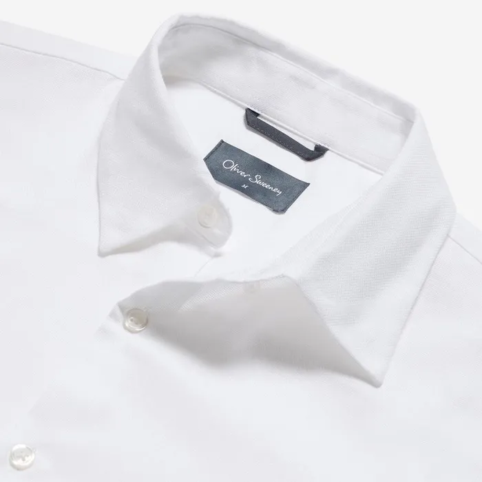 Men Oliver Sweeney Shirts Dunmore White Men Oliver Sweeney Shirts Dunmore White