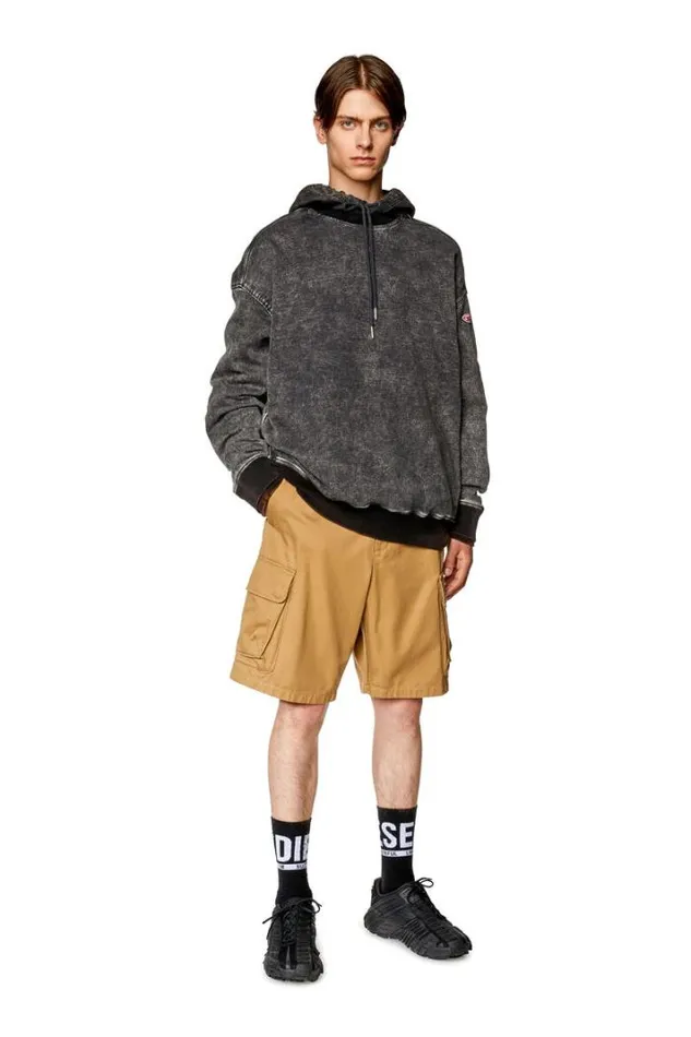 Men PArgymShort Light Brown Diesel Trousers And Shorts