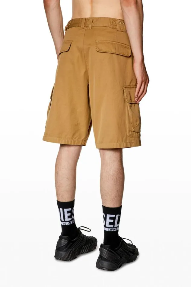 Men PArgymShort Light Brown Diesel Trousers And Shorts Men PArgymShort Light Brown Diesel Trousers And Shorts
