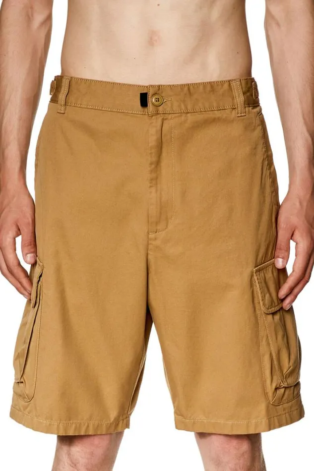 Men PArgymShort Light Brown Diesel Trousers And Shorts Men PArgymShort Light Brown Diesel Trousers And Shorts