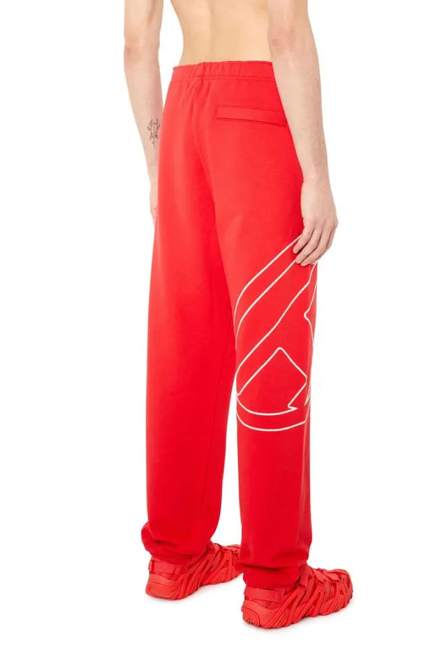 Men PMarkyMegoval Red Diesel Trousers And Shorts Men PMarkyMegoval Red Diesel Trousers And Shorts