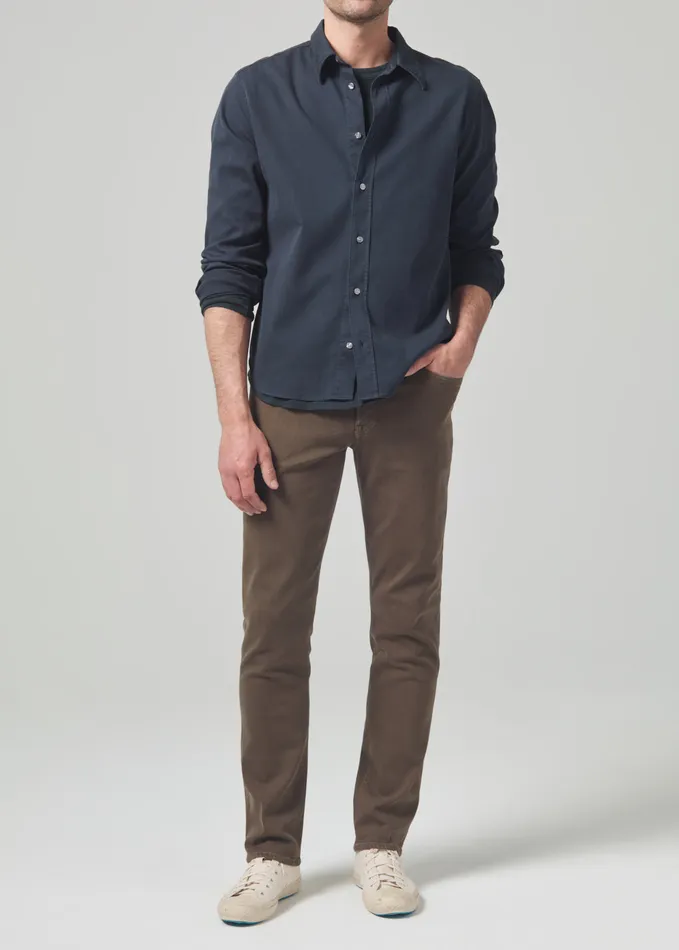 Men Pants Citizens Of Humanity Gage Slim Straight Soft Weft In Froth
