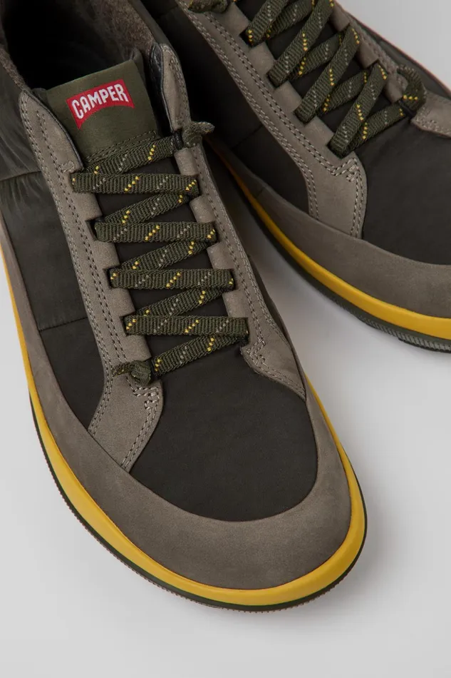 Men Peu Pista Green Ankle Boots Camper Ankle Boots