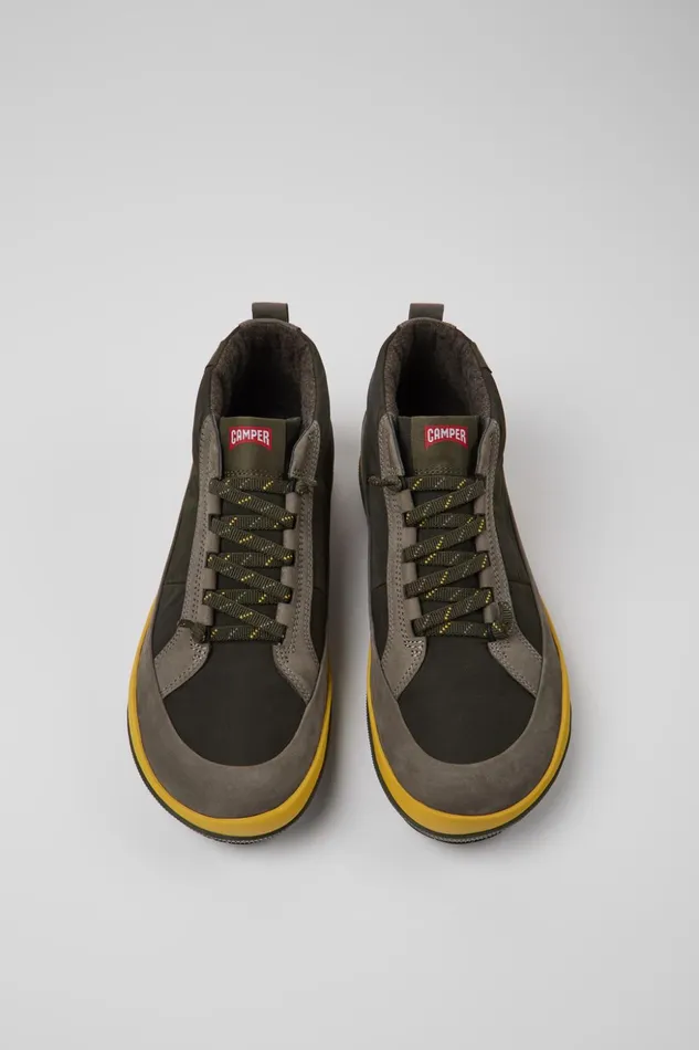 Men Peu Pista Green Ankle Boots Camper Ankle Boots Men Peu Pista Green Ankle Boots Camper Ankle Boots