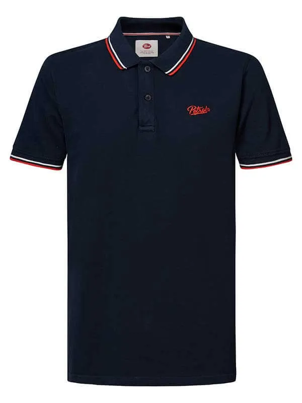 Men Polo Shirts Petrol Industries Classic Polo Shirt Midnight Navy