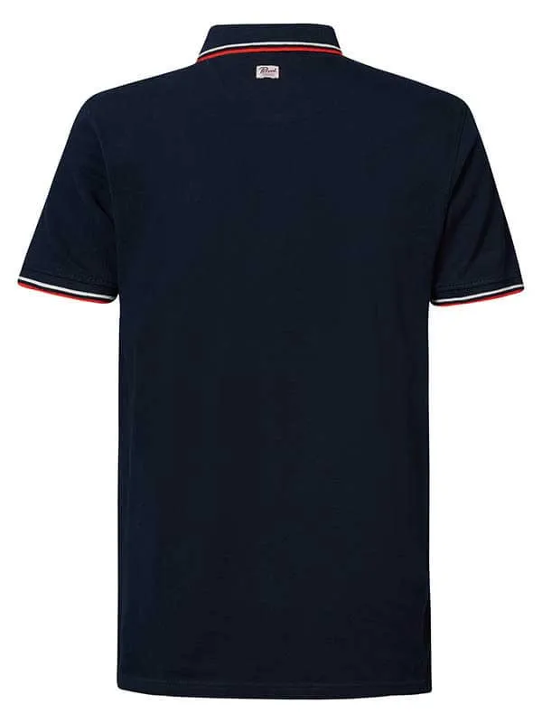 Men Polo Shirts Petrol Industries Classic Polo Shirt Midnight Navy