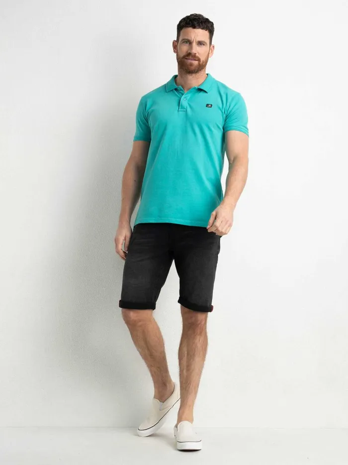 Men Polo Shirts Petrol Industries Classic Polo Shirt Ranking Green
