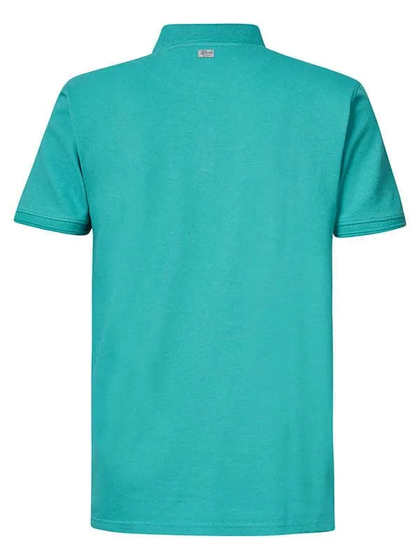 Men Polo Shirts Petrol Industries Classic Polo Shirt Ranking Green