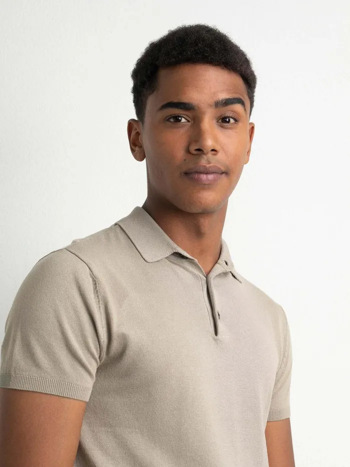 Men Polo Shirts Petrol Industries Comfortable Polo Shirt Wild Dessert