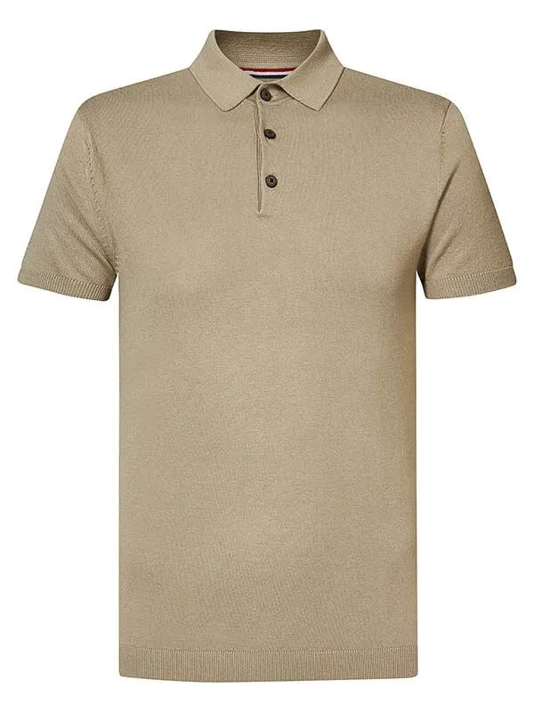 Men Polo Shirts Petrol Industries Comfortable Polo Shirt Wild Dessert