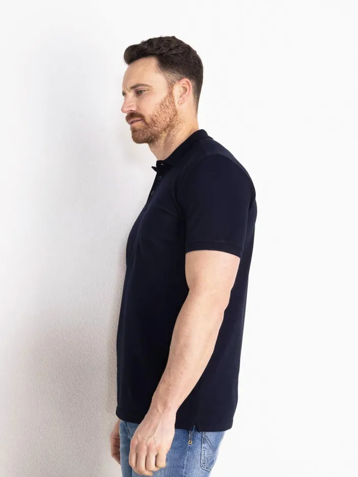 Men Polo Shirts Petrol Industries Essential Polo Midnight Navy