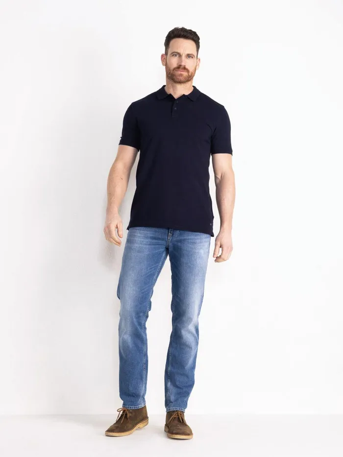 Men Polo Shirts Petrol Industries Essential Polo Midnight Navy
