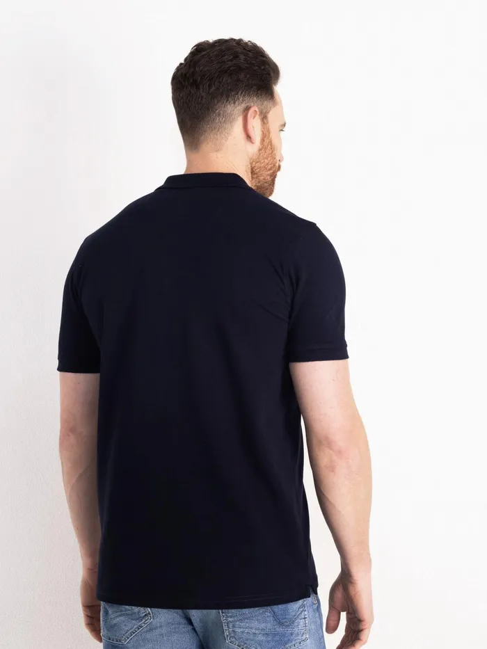 Men Polo Shirts Petrol Industries Essential Polo Midnight Navy
