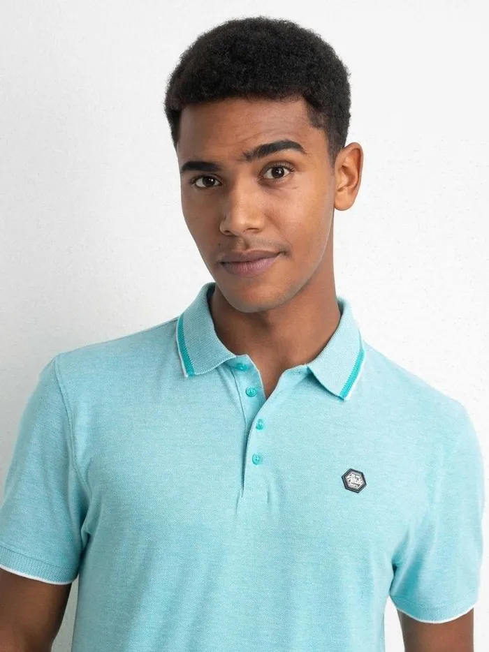 Men Polo Shirts Petrol Industries Sporty Polo Shirt Ranking Green