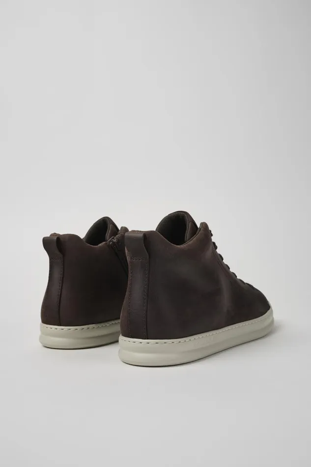 Men Runner Brown Nubuck Ankle Boots Camper Ankle Boots Men Runner Brown Nubuck Ankle Boots Camper Ankle Boots