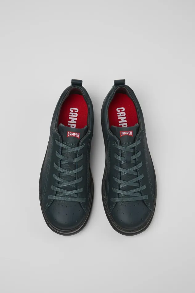 Men Runner Green Leather Sneakers Camper Sneakers Men Runner Green Leather Sneakers Camper Sneakers
