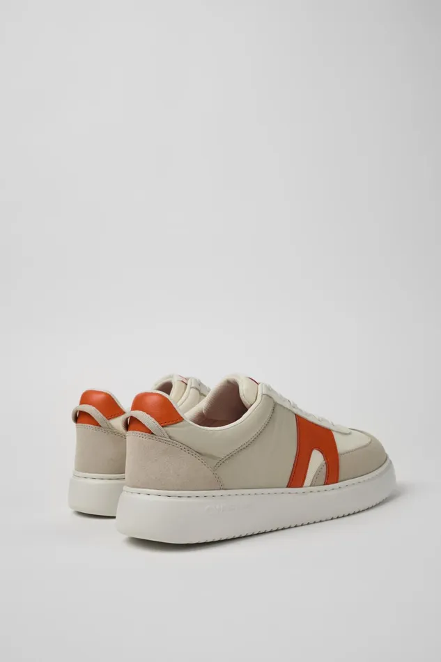 Men Runner K21 WhiteGray Textile And Nubuck Sneakers Camper Sneakers Men Runner K21 WhiteGray Textile And Nubuck Sneakers Camper Sneakers