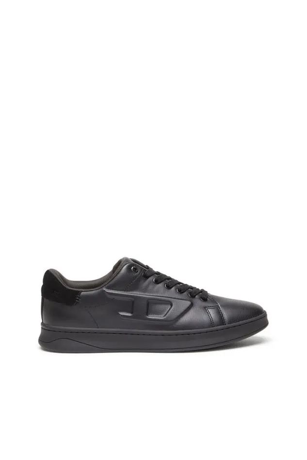 Men SAthene Low Black Diesel Sneakers