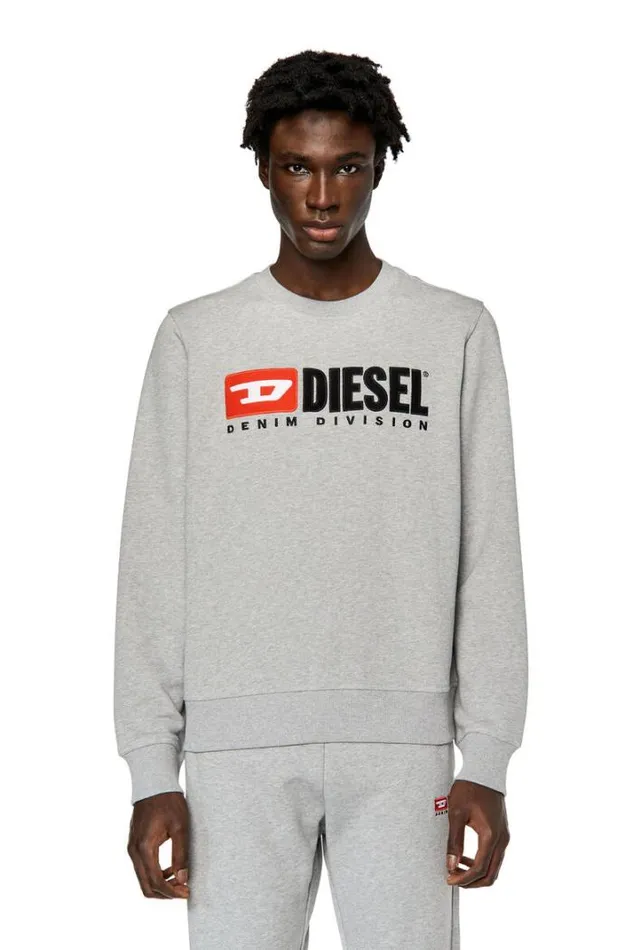 Men SGinnDiv Grey Diesel Sweaters Men SGinnDiv Grey Diesel Sweaters