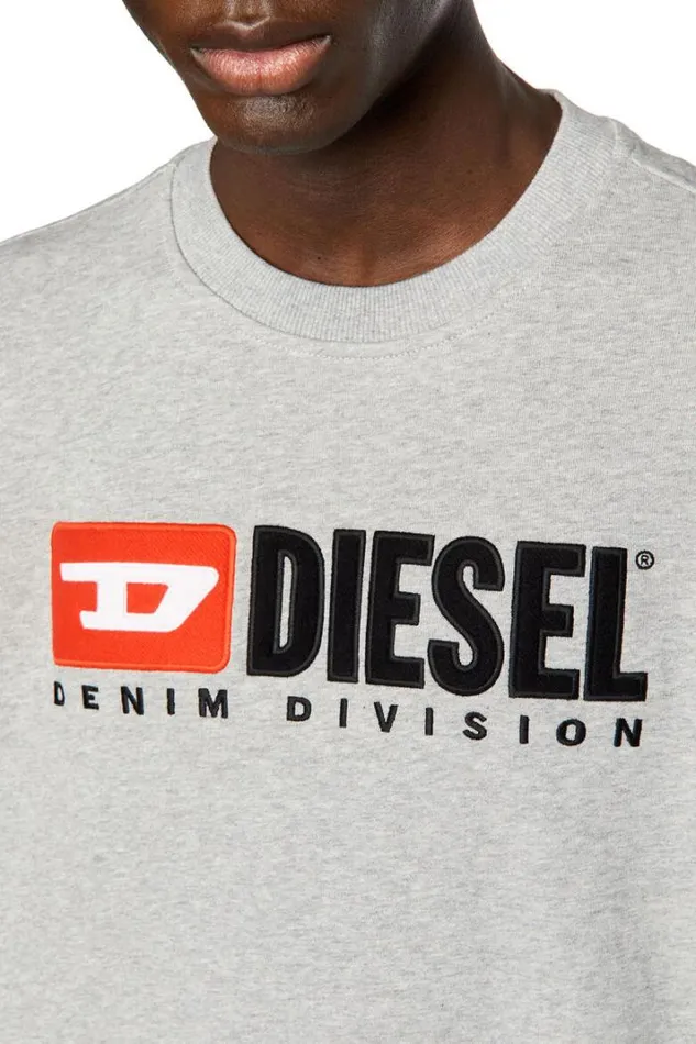 Men SGinnDiv Grey Diesel Sweaters Men SGinnDiv Grey Diesel Sweaters