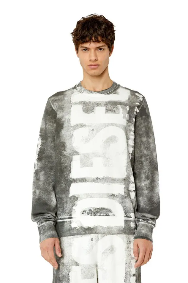 Men SGiny Grey Diesel Sweaters Men SGiny Grey Diesel Sweaters