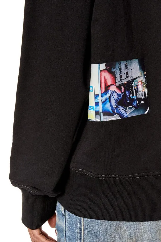 Men SMacsHoodL3 Black Diesel Sweaters Men SMacsHoodL3 Black Diesel Sweaters