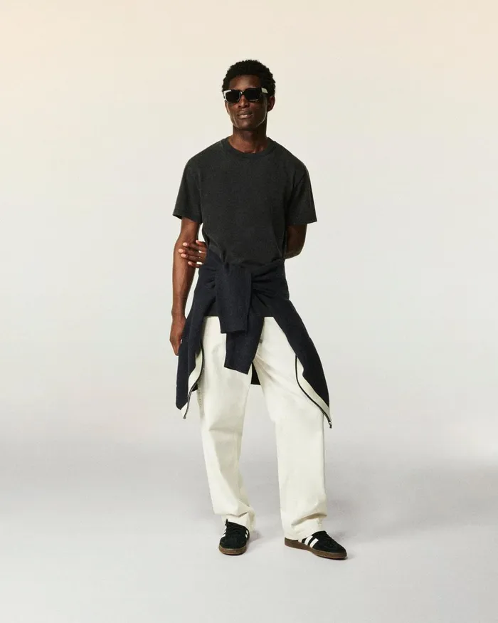 Men Shirts and TShirts From Future Crewneck Short Sleeve TShirt Washed Black