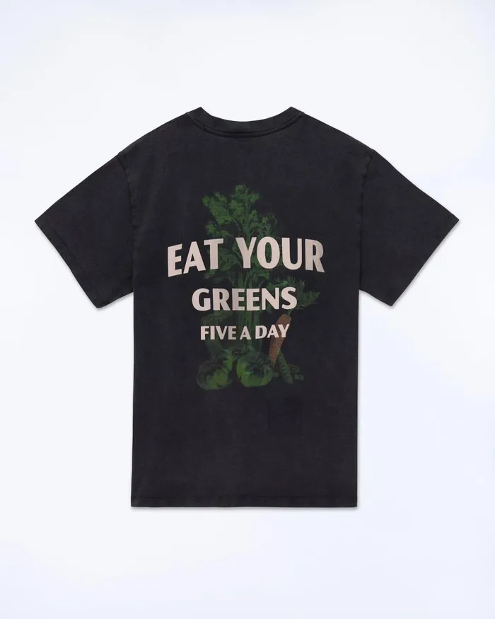 Men Shirts and TShirts From Future Crewneck Short Sleeve TShirt Washed Black