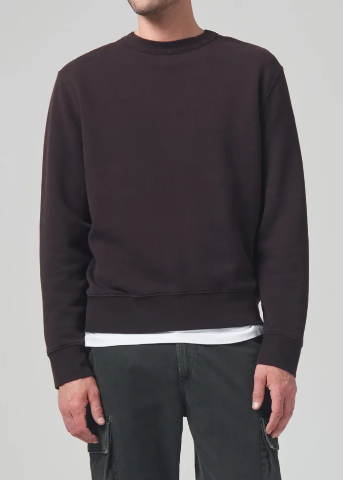 Men Shirts Citizens Of Humanity Vintage Crewneck Sweatshirt In Barrister
