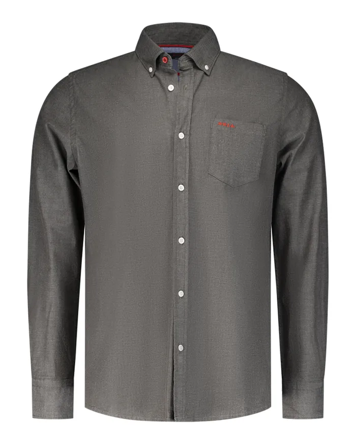 Men Shirts NZA New Zealand Auckland Dark Green Stretch Cotton Shirt 8211 Gravel Green Men Shirts NZA New Zealand Auckland Dark Green Stretch Cotton Shirt 8211 Gravel Green