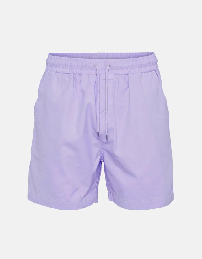 Men Shorts Colorful Standard Organic Twill Shorts Soft Lavender
