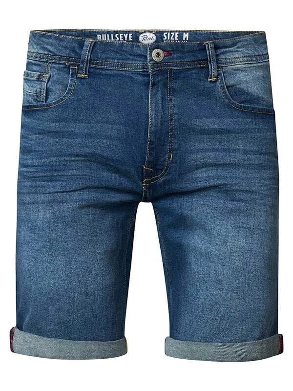Men Shorts Petrol Industries Bullseye Denim Shorts Medium Blue