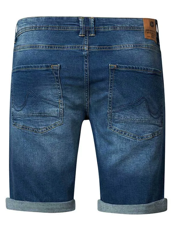 Men Shorts Petrol Industries Bullseye Denim Shorts Medium Blue