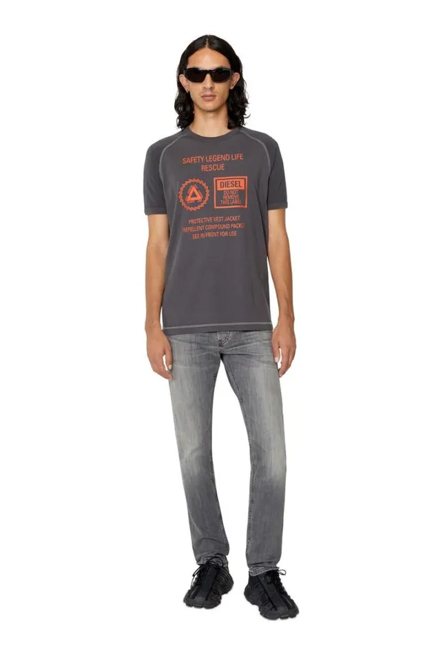 Men Slim Jeans DLuster 0bjax Blackdark Grey Diesel Slim