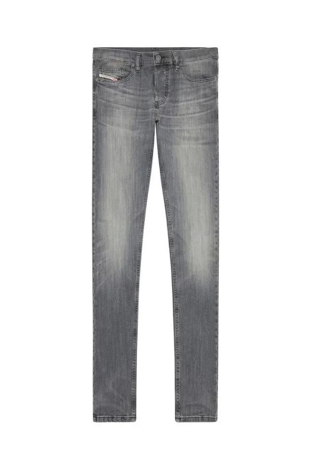 Men Slim Jeans DLuster 0bjax Blackdark Grey Diesel Slim Men Slim Jeans DLuster 0bjax Blackdark Grey Diesel Slim