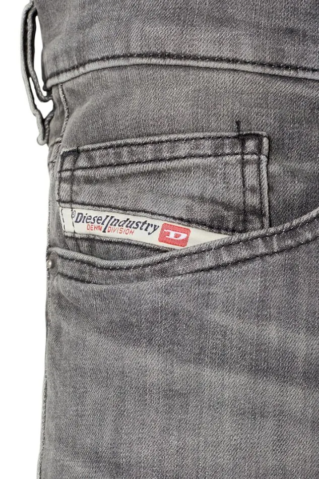 Men Slim Jeans DLuster 0bjax Blackdark Grey Diesel Slim Men Slim Jeans DLuster 0bjax Blackdark Grey Diesel Slim