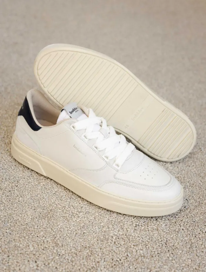 Men Sneakers Bobbies Thanassi Off White and Ink
