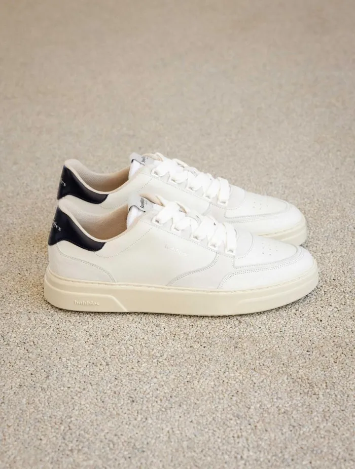 Men Sneakers Bobbies Thanassi Off White and Ink
