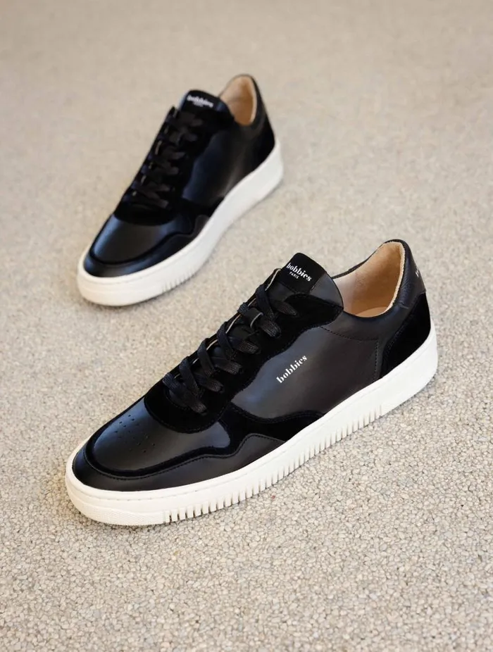 Men Sneakers Bobbies Travis Deep Black Men Sneakers Bobbies Travis Deep Black