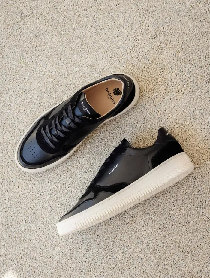 Men Sneakers Bobbies Travis Deep Black Men Sneakers Bobbies Travis Deep Black