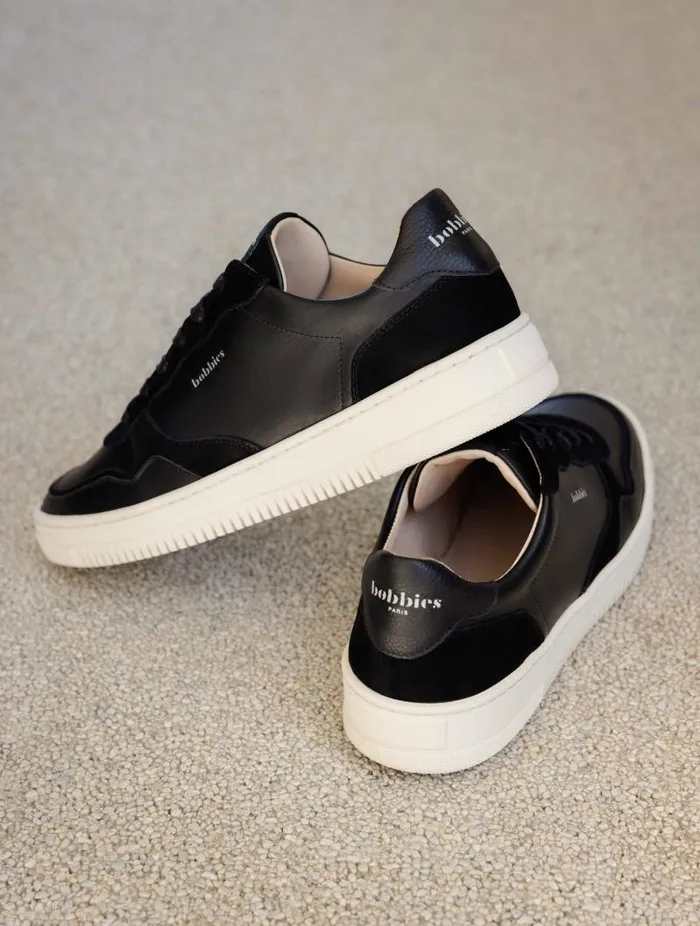 Men Sneakers Bobbies Travis Deep Black Men Sneakers Bobbies Travis Deep Black
