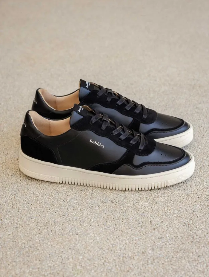 Men Sneakers Bobbies Travis Deep Black Men Sneakers Bobbies Travis Deep Black