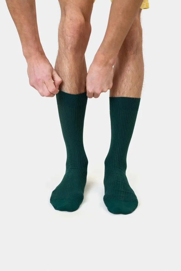 Men Socks and Colorful Standard Classic Organic Sock Heather Grey