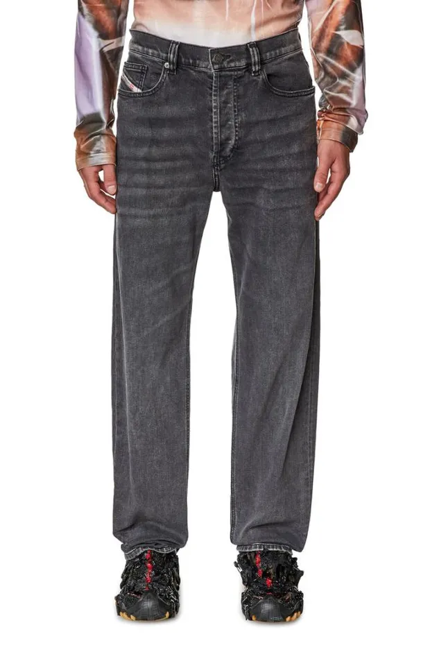 Men Straight Jeans 2010 DMacs 09i13 Blackdark Grey Diesel Straight Men Straight Jeans 2010 DMacs 09i13 Blackdark Grey Diesel Straight