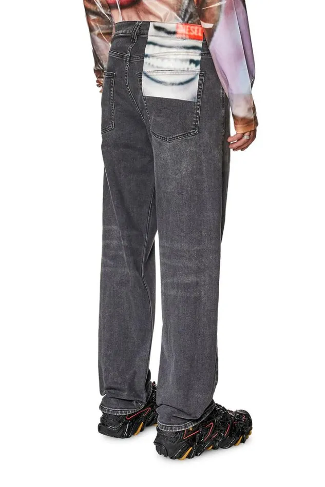 Men Straight Jeans 2010 DMacs 09i13 Blackdark Grey Diesel Straight Men Straight Jeans 2010 DMacs 09i13 Blackdark Grey Diesel Straight